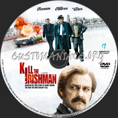 Kill the Irishman dvd label