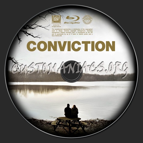 Conviction blu-ray label
