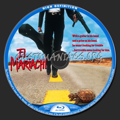 El Mariachi blu-ray label