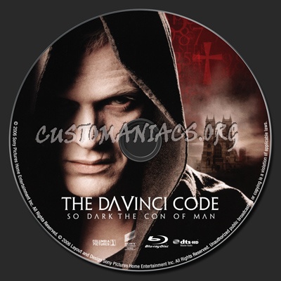 The Da Vinci Code blu-ray label