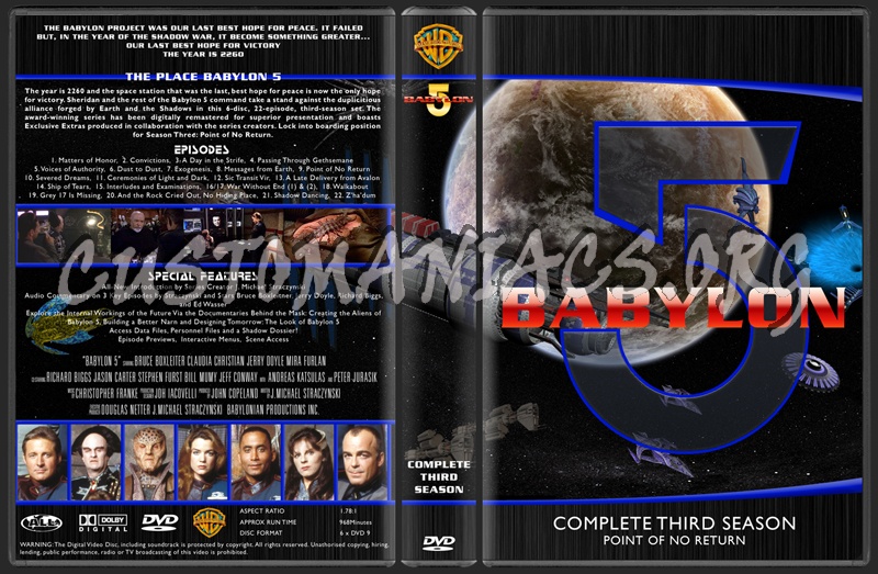 Babylon 5/Movies/Crusade Complete Collection dvd cover