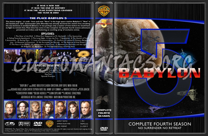 Babylon 5/Movies/Crusade Complete Collection dvd cover