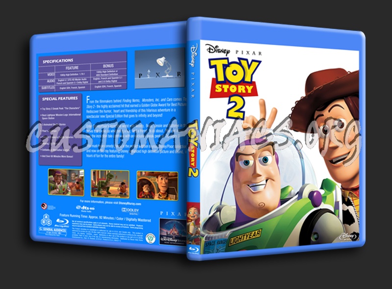 Toy Story 2 blu-ray cover