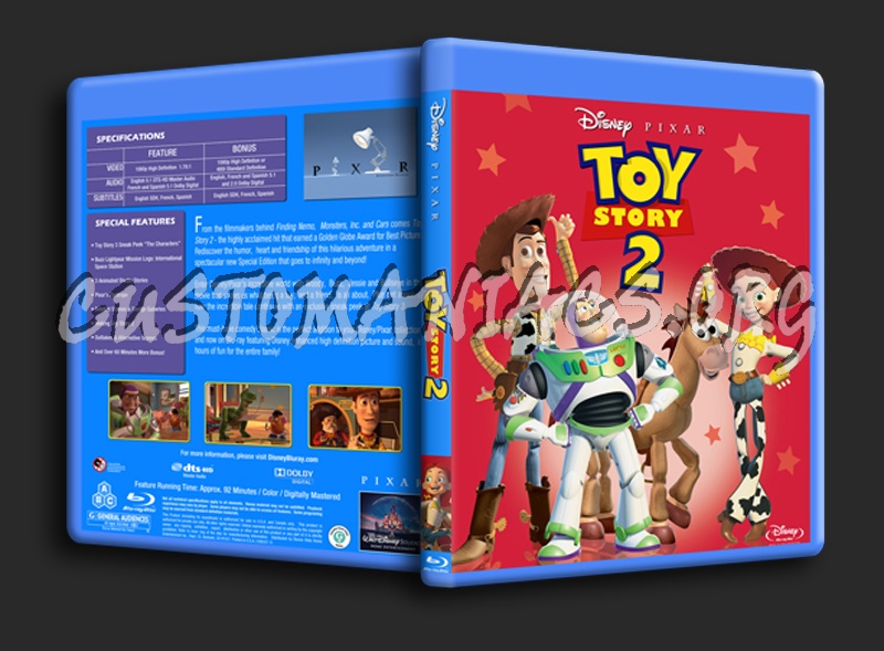Toy Story 2 blu-ray cover