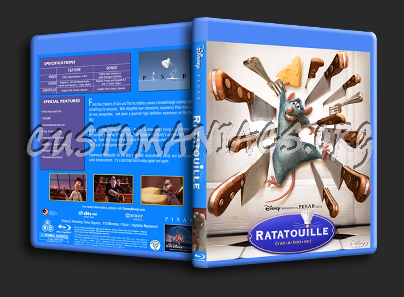 Ratatouille blu-ray cover