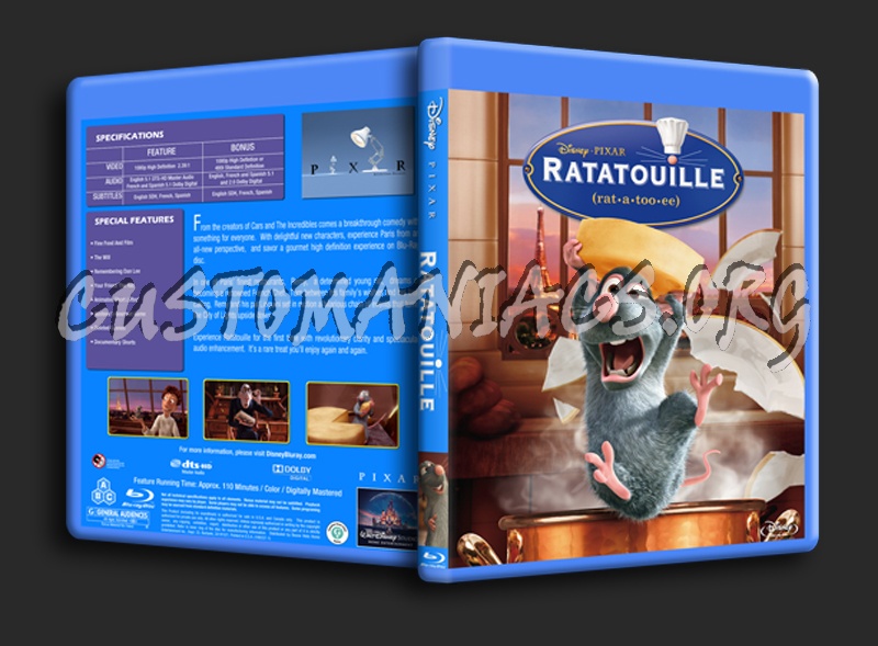 Ratatouille blu-ray cover