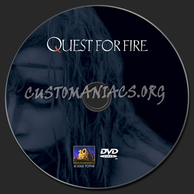 Quest for Fire dvd label