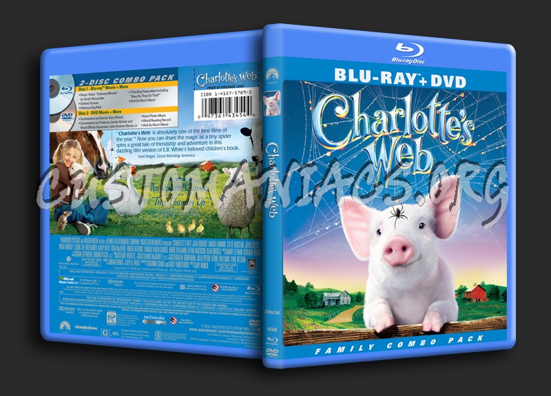 Charlotte's Web blu-ray cover - DVD Covers & Labels by Customaniacs, id ...