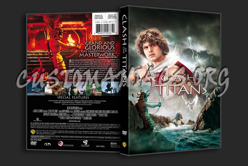 Clash of the Titans dvd cover