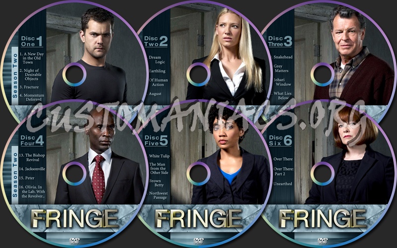 Fringe Season Two dvd label