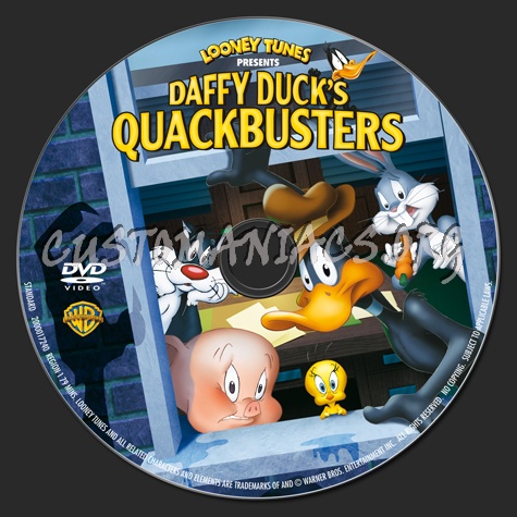Daffy Duck's Quackbusters dvd label