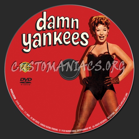 Damn Yankees dvd label