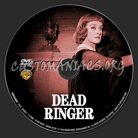 Dead Ringer dvd label