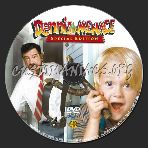 Dennis the Menace dvd label