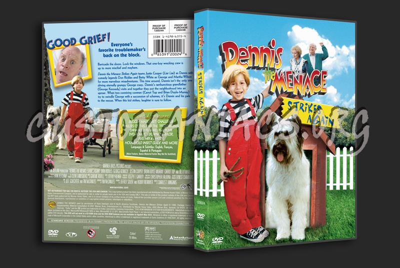 Dennis the Menace Strikes Again dvd cover