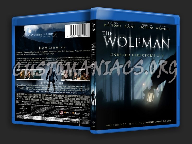 The Wolfman blu-ray cover