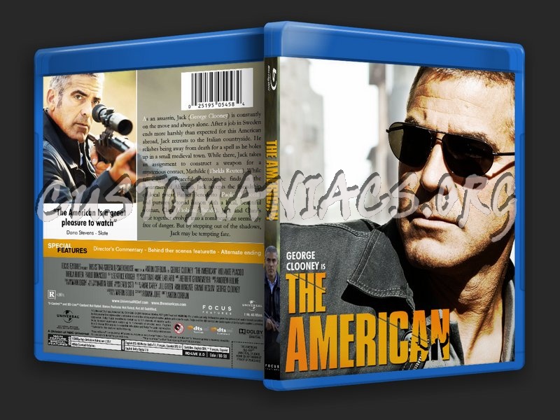 The American blu-ray cover