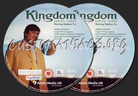Kingdom Series 3 dvd label