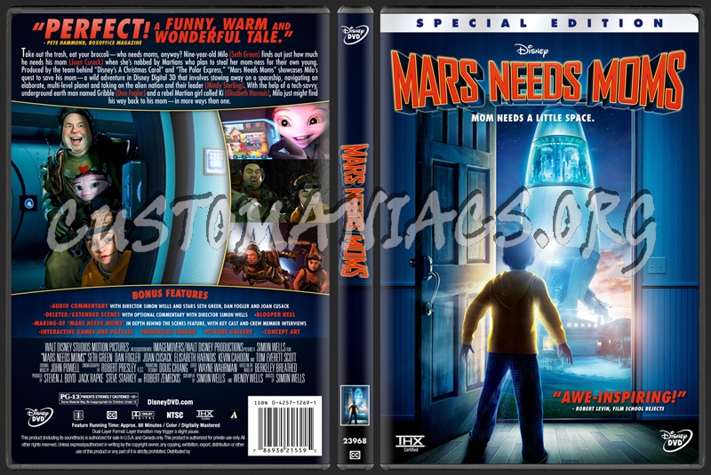 Mars Needs Moms dvd cover