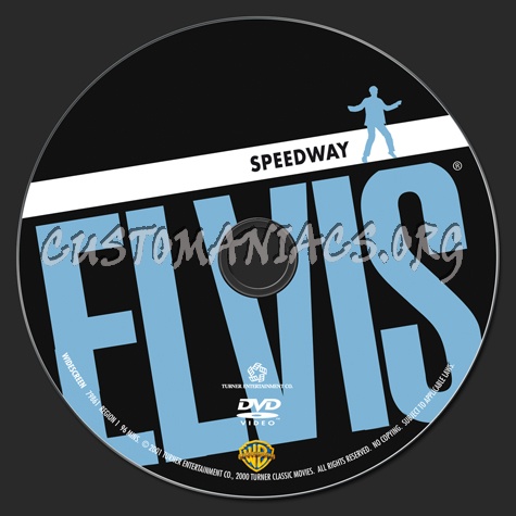 Elvis: Speedway dvd label