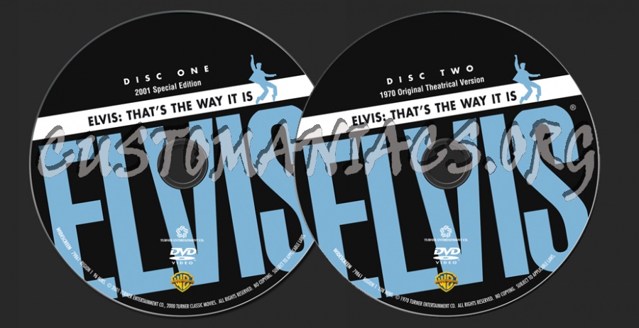 Elvis: That's the Way It Is dvd label
