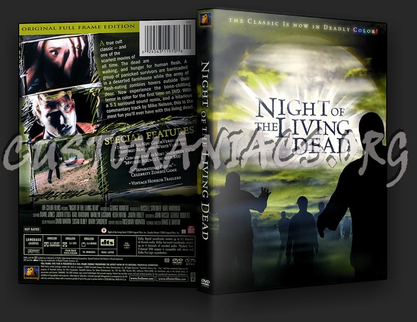 Night Of The Living Dead dvd cover