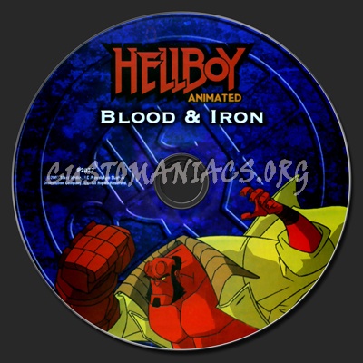 Hellboy - Blood & Iron dvd label