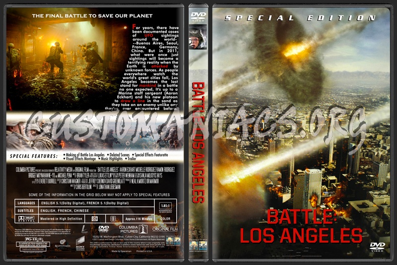 Battle Los Angeles dvd cover