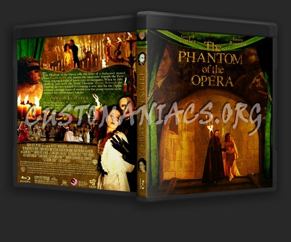 The Phantom of the Opera blu-ray cover