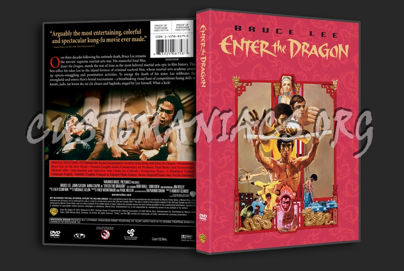 Enter the Dragon dvd cover
