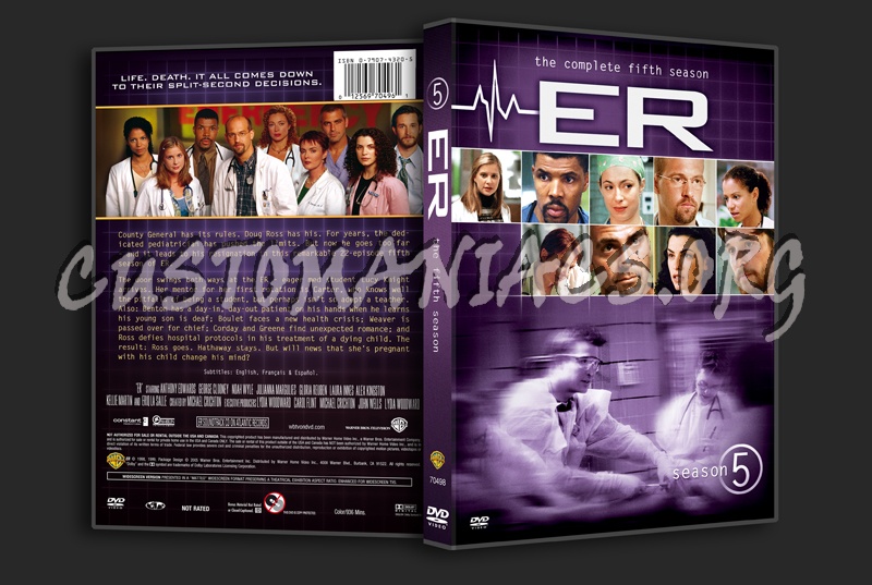 ER Season 5 dvd cover