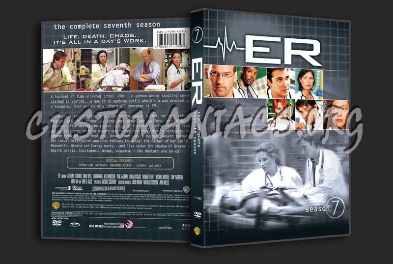 ER Season 7 dvd cover