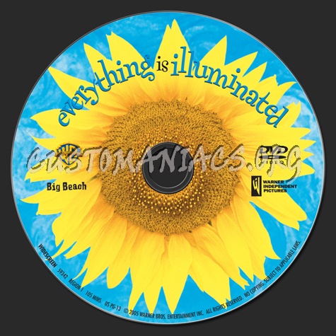 Everything is Illuminated dvd label