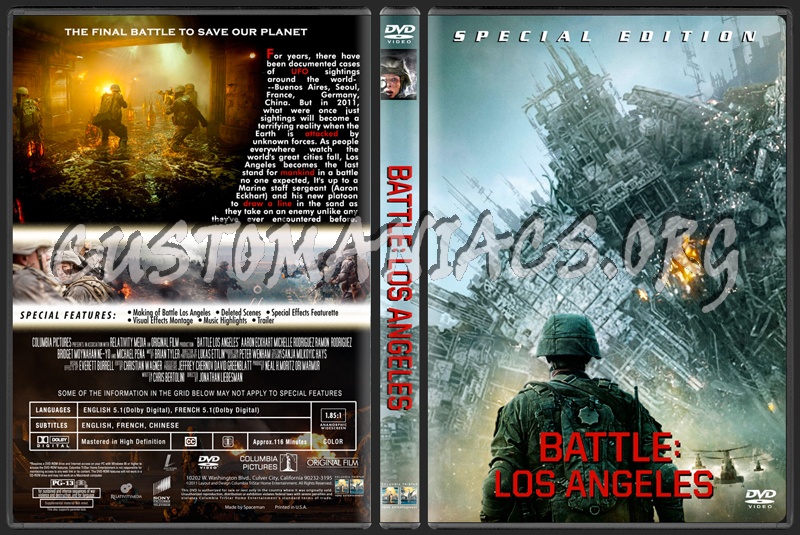 Battle Los Angeles dvd cover