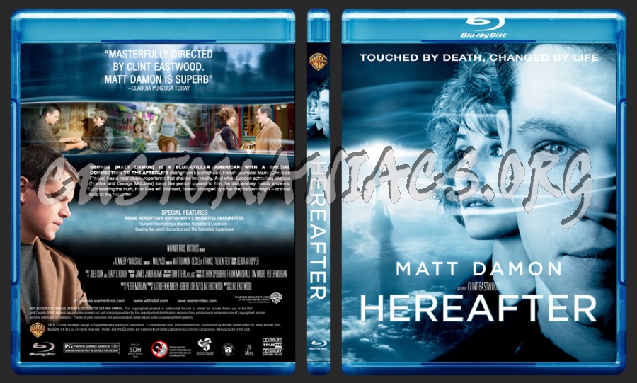 Hereafter blu-ray cover