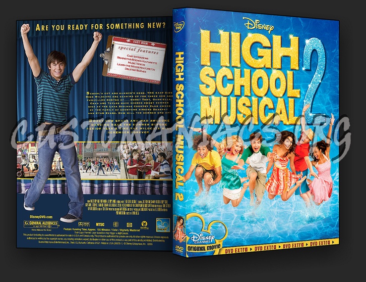 High School Musical 2 dvd cover