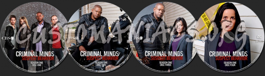 Criminal Minds Suspect Behavior Season 1 dvd label