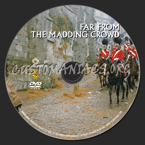 Far from the Madding Crowd dvd label