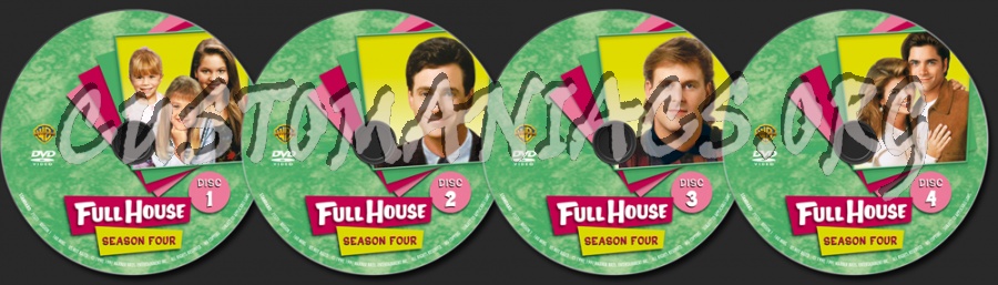 Full House Season 4 dvd label