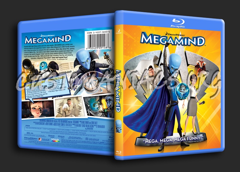 Megamind blu-ray cover