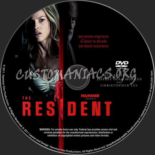 The Resident dvd label