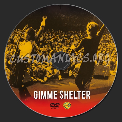 Gimme Shelter dvd label