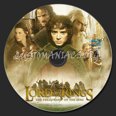 The Lord of the Rings: The Fellowship Of The Ring blu-ray label