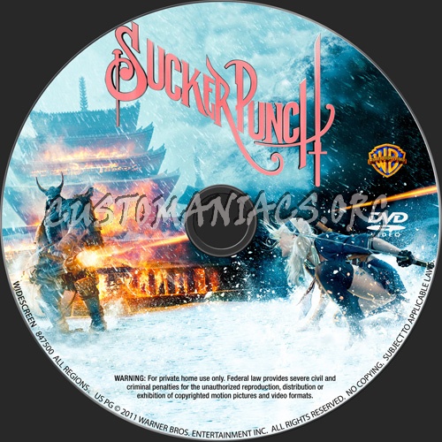 Sucker Punch dvd label