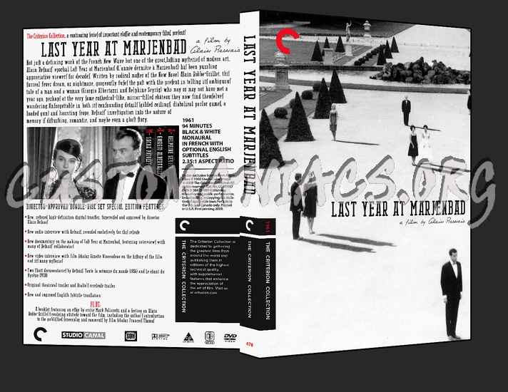 478 - Last Year at Marienbad dvd cover