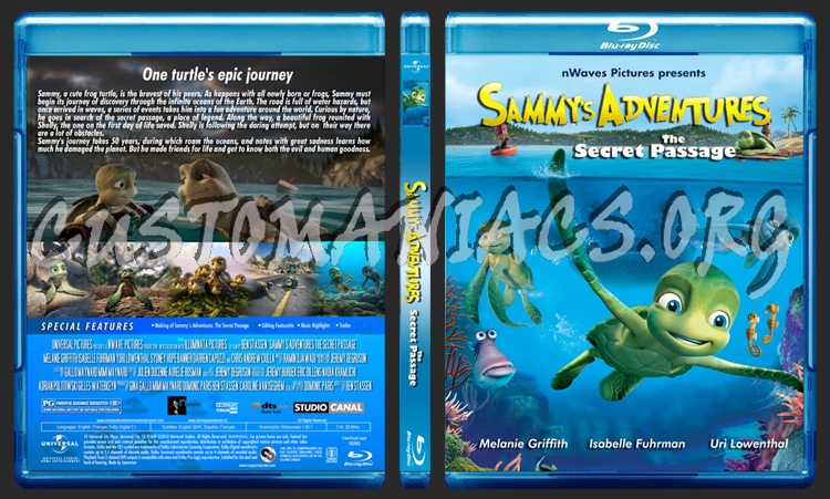 Sammy's Adventures The Secret Passage blu-ray cover