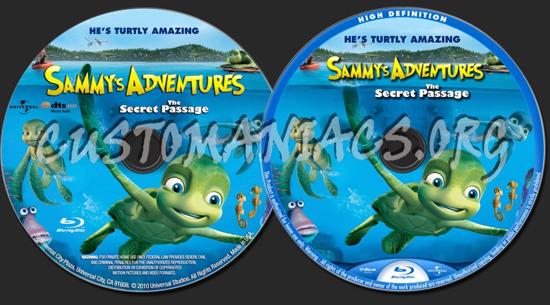 Sammy's Adventures The Secret Passage blu-ray label