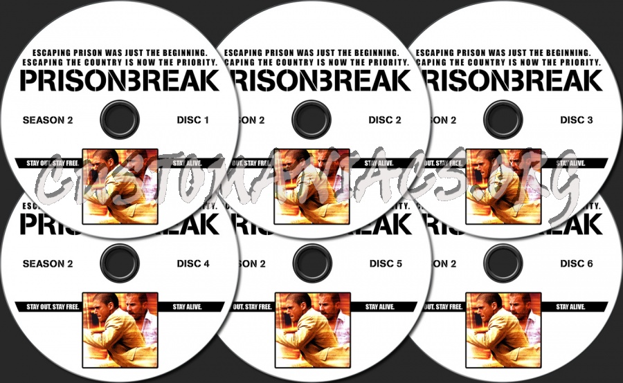 Prison Break - Season 2 dvd label