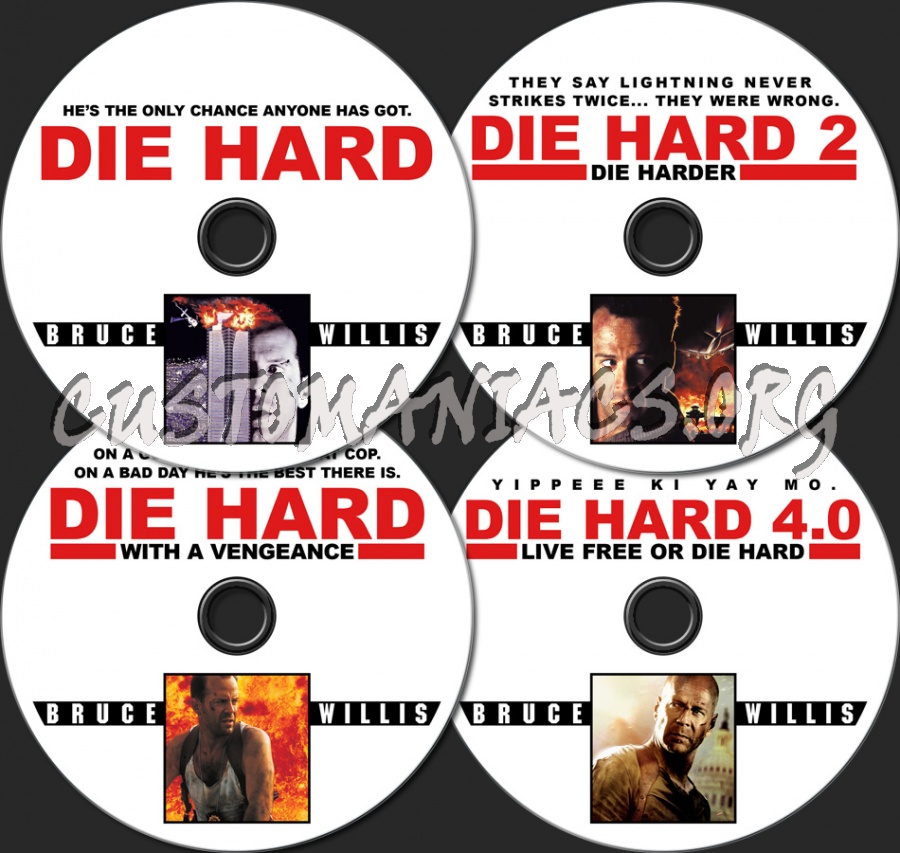 Die Hard Collection dvd label