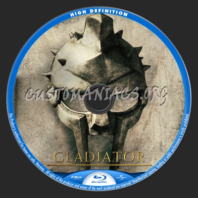 Gladiator blu-ray label